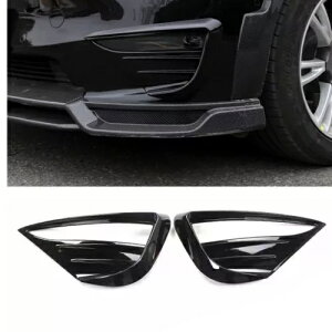 20-22 �e�X�����f�� Y �t�H�O�����v�����v�J�o�[�g��������̂��鍕- For 20-22 Tesla Model Y Fog Lights Lamp Cover Trim Shiny Black- �y���s�A���i�z