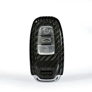 Ԃ̃X}[gL[Jo[AEfB A3 A4 A5 A6 A7 A8 A4L S5- Black Car Smart Key Decor Cover For Audi A3 A4 A5 A6 A7 A8 A4L S5-