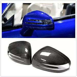 �x���c R172 SLK 200 230 250 350 55 �~���[�J�o�[�J�[�{���t�@�C�o�[�u���b�N- For Benz R172 SLK 200 230 250 350 55 Mirror Cover Carbon Fiber Black- �y���s�A���i�z