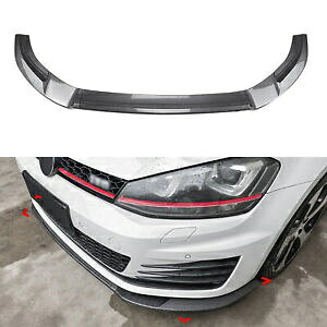 tHNX[QSt 7 Mk7 GTI R Rline 2014-20 Ԃ̃tgop[X|C[bv- For Volkswagen Golf 7 Mk7 GTI R Rline 2014-20 car front bumper spoiler lip-