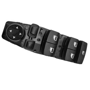1 ubNԃCeAp[}X^[EBhEXCb` BMW F10 F18 V- 1pcs Black Car Interior Power Master Window Switch for BMW F10 F18 New-