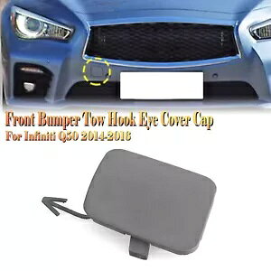 AtbNACbgJo[LbvCtBjeB Q50 Q50L 2014-2017 2015 V- Rear towing hook eyelet cover cap for Infiniti Q50 Q50L 2014-2017 2015 new-