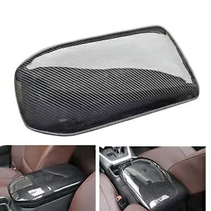 トヨタ Rav4 2019 2020 2023 2020 アームレストボックスカバーカーボンファイバールック新- For Toyota Rav4 2019 2020 2023 2020 Armrest Box Cover Carbon Fiber Look New-
