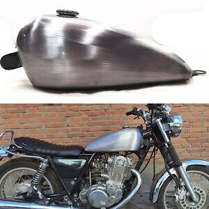 }n SR400.500 I[goCK\R^N^N 10L Vo[- For Yamaha SR400.500 Handmade Motorcycle Gasoline Fuel Tanks Tank 10L Silver-