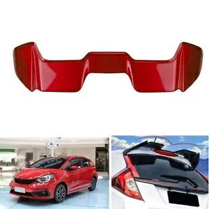 bh Yofer gNAECOX|C[bvz_ GK5 2015 2014-2019 2016- Red Yofer trunk rear wing spoiler lip for Honda GK5 2015 2014-2019 2016-