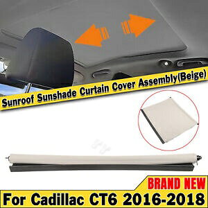 x[W T[t J[e Jo[ Ă~ [[ uCh LfbN CT6 2016-2018p- Beige sunroof curtain cover sunscreen roller blind for Cadillac CT6 2016-2018-