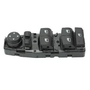 1 ԃubNp[}X^[EBhEXCb` BMW 5 V[Y F10 F11 F18- 1pcs Car Black Internal Power Master Window Switch for BMW 5 Series F10 F11 F18-