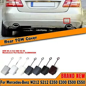 AtbNJo[Lbv ZfXxc W212 S212 2009-12 ubN- Rear towing hook cover caps for Mercedes-Benz W212 S212 2009-12 black-