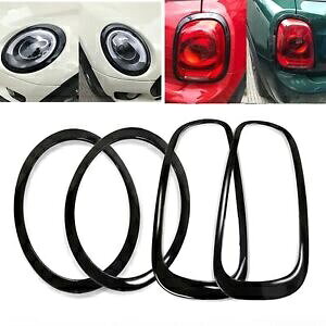 14-21 �~�j�N�[�p�[ F55 F56 F57 �t�����g + ���A���C�g���C�g�����v�J�o�[- For 14-21 Mini Cooper F55 F56 F57 Front + Rear Lights Light Lamp Cover- �y���s�A���i�z