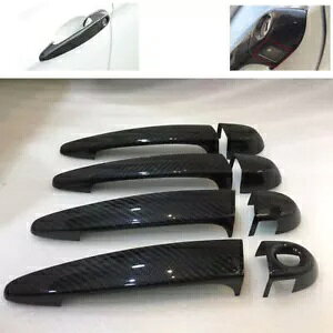 J[{t@Co[ hAnh X}[gL[z[Jo[Ȃ 2008-13 BMW X6p- Carbon Fiber Door Handle Without Smart Keyhole Cover for 2008-13 BMW X6-