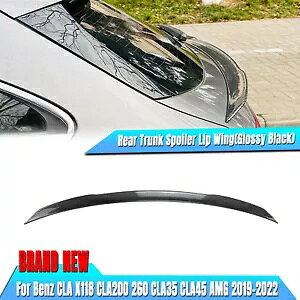���A�X�|�C���[�Z���^�[�E�C���O�x���c CLA �N���X X118 GLC260 CLA45 AMG 2019-2022 �V����- Rear spoiler center wing for Benz CLA class X118 GLC260 CLA45 AMG 2019-2022 new- �y���s�A���i�z