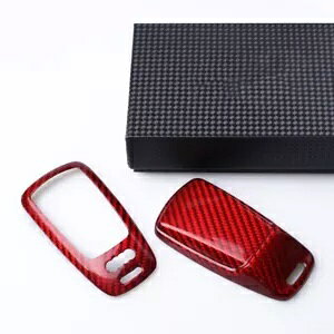 ԂԂ̃X}[gL[̑Jo[AEfB A4 A5 S4 S5 Q5 Q7 B9 TT 8S V- Red Car Smart Key Decor Cover For Audi A4 A5 S4 S5 Q5 Q7 B9 TT 8S New-
