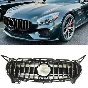 ZfXxc C190 R190 AMG GT GTS 2 hA 2015-2016 tgop[O- For Mercedes Benz C190 R190 AMG GT GTS 2 door 2015-2016 front bumper grille-