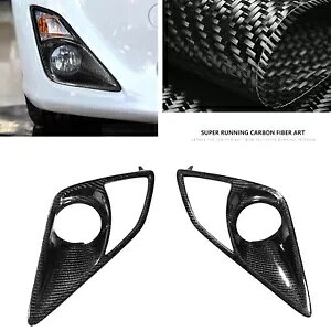 2012-16 g^ GT86 J[{t@Co[ԃtHOvJo[g- For 2012-16 Toyota GT86 Carbon Fiber Car Fog Lights Cover Trim-