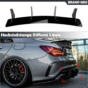 �x���c W117 C117 CLA45 AMG 2016-2019 2018 ���A�X�|�C���[�X�v���b�^�[�f�B�t���[�U�[���b�v- For Benz W117 C117 CLA45 AMG 2016-2019 2018 rear spoiler splitter diffuser lip- �y���s�A���i�z