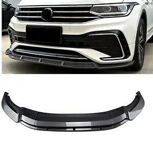 tHNX[Q eBOA Rline 2021-2023 tgop[X|C[Xvb^[bvV- For Volkswagen Tiguan Rline 2021-2023 front bumper spoiler splitter lip new-