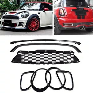 BMW ~jN[p[ R55/R56/R57 2007-15 JCW X^Cv + ObhJo[t[- For BMW MINI COOPER R55/R56/R57 2007-15 JCW style lamp + grid cover frame-