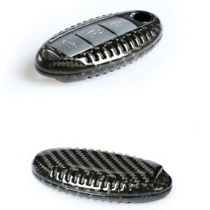 J[{t@Co[X}[gP[XL[Jo[CtBjeB Q50 Q70 V- Carbon Fiber Smart Case Key Decor Cover For Infiniti Q50 Q70 New-