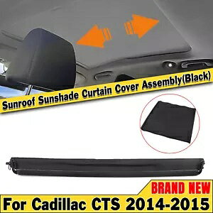 ブラック サンルーフ 日焼け止め カーテン カバー キャデラック CTS 2014-2015 1PC用- Black sunroof sunscreen curtain cover for Cadillac CTS 2014-2015 1PC-