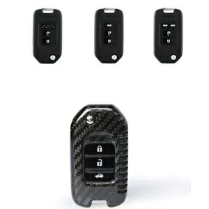 �u���b�N�X�}�[�g�P�[�X�L�[�����J�o�[�z���_�A�R�[�h�V�r�b�N CR-V- Black Smart Case Key Decor Cover For Honda Accord Civic CR-V- �y���s�A���i�z
