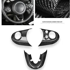 CeA XeAO zC[ Jo[ 2014+ ~j N[p[ JCW F55 nCvt@C 3 - Interior Steering Wheel Cover For 2014+ Mini Cooper JCW F55 High Profile 3PCS-