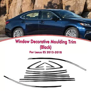 Ԃ̑TChgKXPbgXgbvNTX ES 2013-2018 V- Car Window Side Trim Gasket Strip Decor For Lexus ES 2013-2018 New-