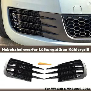 VW St 6 2008-2013 GTI GTD tHOvObhCgp- For VW Golf 6 2008-2013 GTI GTD fog lights grid ventilation trim-