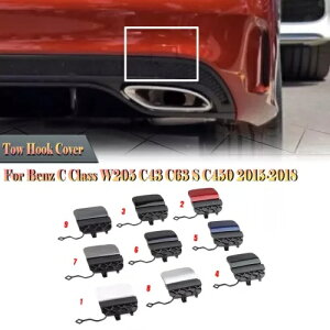 ubNAtbNJo[ xc W205 C43 C63 S C450 2015-2018p- Black rear towing hook cover for Benz W205 C43 C63 S C450 2015-2018-
