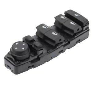BMW F10/F18�p�u���b�N�ԓ��p���[�}�X�^�[�E�B���h�E�X�C�b�` 61319241955- Black car interior power master window switch for BMW F10/F18 61319241955- �y���s�A���i�z