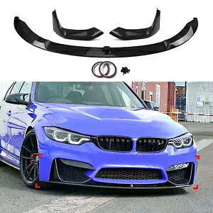 BMW F80 M3 F83 F82 M4 2015-2020 2016 �t�����g�o���p�[�X�|�C���[ + �T�C�h�����V- For BMW F80 M3 F83 F82 M4 2015-2020 2016 front bumper spoiler + side decor new- �y���s�A���i�z