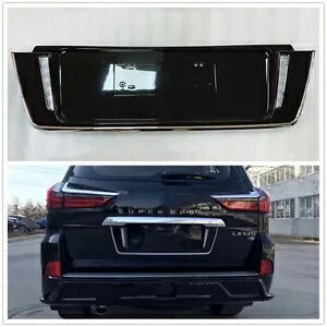 NTX LX570 LX450D 2008-2019 gNtbvio[v[gA- For Lexus LX570 LX450D 2008-2019 trunk flap license plate rear decor-