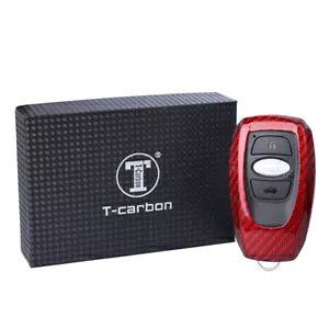 �X�o�� BRZ ���K�V�B �A�E�g�o�b�N XV �p���b�h�X�}�[�g�P�[�X�L�[�����J�o�[- Red Smart Case Key Decor Cover For Subaru BRZ Legacy Outback XV- �y���s�A���i�z