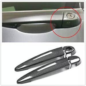 BMW F32 F33 F36 �ƃC���e���W�F���g�L�[�J�[�{���t�@�C�o�[�h�A�n���h���t���[��- For BMW F32 F33 F36 with Intelligent Key Carbon Fiber Door Handle Frame- �y���s�A���i�z