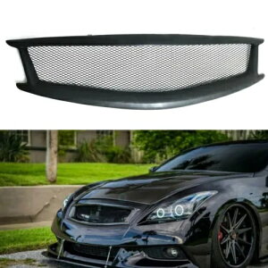 2008-2013 CtBjeB G G37 Y 2 hAtgop[O}bgubN- For 2008-2013 Infiniti G G37 Nissan 2-Door Front Bumper Grille Matte Black-