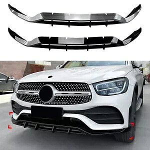 xc GLC NX X253 GLC200 260 300 20-2022 2021 AMG tgop[X|C[- For Benz GLC Class X253 GLC200 260 300 20-2022 2021 AMG Front Bumper Spoiler-