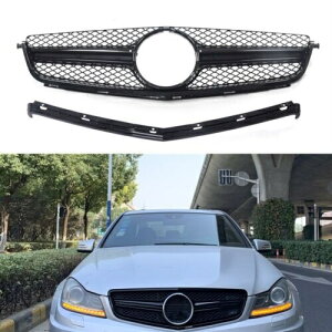 ZfXxc W204 C63 AMG 2012-2014 tgop[OWG[^[OV- For Mercedes Benz W204 C63 AMG 2012-2014 front bumper grille radiator grille new-