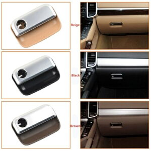 車のインナーグローブコンパートメントハンドルポルシェカイエン 2010 2011 2012-2018 ベージュ- Car inner glove compartment handle for Porsche Cayenne 2010 2011 2012-2018 beige-