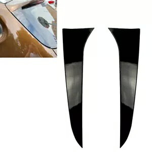 車のリアウィンドウサイドスポイラーカナードスプリッター BMW X1 E84 2009-2015 ブラック- Car rear window side spoiler canard splitter for BMW X1 E84 2009-2015 black-