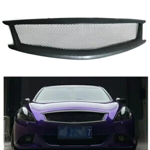 2010-2014 CtBjeB G G37 Y 4 hAtgop[O}bgubN- For 2010-2014 Infiniti G G37 Nissan 4-Door Front Bumper Grille Matte Black-