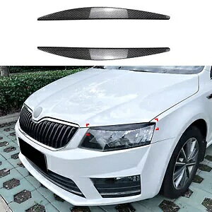 �V���R�_ �I�N�^�r�A MK3?? 2015-2017 �w�b�h���C�g���т܂Ԃ��̑���- For Skoda Octavia MK3 2015-2017 Headlights Eyebrows Eyelids Decor- �y���s�A���i�z