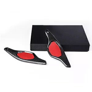 J[{t@Co[ԓXeAOzC[VtgbJ[LfbN XTS 5 V- Carbon Fiber Car Internal Steering Wheel Shift Rockers Extension for Cadillac XTS 5 New-