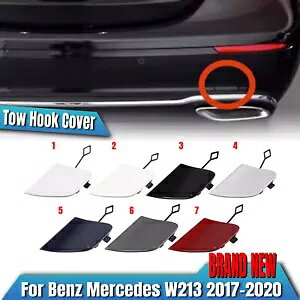 xc W213 S213 2017-20 AtbNJo[A[NeBbNzCg- For Benz W213 S213 2017-20 Luxury Rear Tow Hook Cover Arctic White-