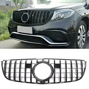�x���c X166 GLS �N���X GLS450 2016-2019 �t�����g�o���p�[�O�������W�G�[�^�[�O���� 1x- For Benz X166 GLS-Class GLS450 2016-2019 Front Bumper Grille Radiator Grill 1x- �y���s�A���i�z