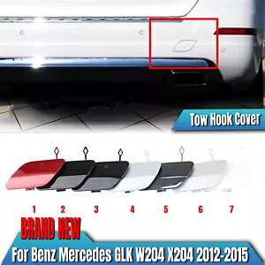 zCg AtbN Jo[ xc GLK NX W204 X204 2012-2015 p- White rear towing hook cover for Benz GLK-Class W204 X204 2012-2015-