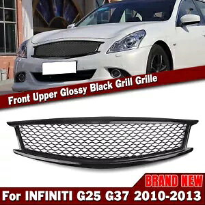 CtBjeB G37 G25 Q40 tgop[Ô鍕 4 hA- For Infiniti G37 G25 Q40 Front Bumper Grille Shiny Black 4 Door-