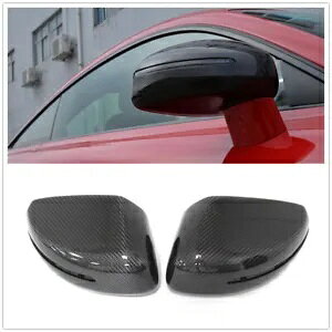 アウディ TT R8 TTS TTRS 用カーボンファイバー ブラック ミラー カバー交換品- Carbon fiber black mirror cover replacement for Audi TT R8 TTS TTRS-