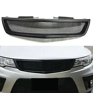 �N���t�H���e Forte5 2010-2013 2011 �t�����g�o���p�[�O���b�h���W�G�[�^�[�O������- For Kia Forte Forte5 2010-2013 2011 front bumper grid radiator grille black- �y���s�A���i�z