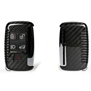 X}[gP[XL[Jo[h[o[WK[J[{t@Co[V- Smart Case Key Decor Cover For Land Rover Jaguar Carbon Fiber New-