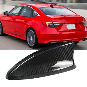 J[{t@Co[ӂЂꃋ[tAeiJo[z_VrbN 11th 2022-24 V- Carbon Fiber Shark Fin Roof Antenna Cover For Honda Civic 11th 2022-24 New-