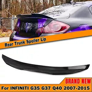 �C���t�B�j�e�B G37 G35 Q40 4 �h�A�Z�_�� 2007-2015 2014 ���A�X�|�C���[���A�E�C���O- For Infiniti G37 G35 Q40 4 DOOR Sedan 2007-2015 2014 Rear Spoiler Rear Wing- �y���s�A���i�z